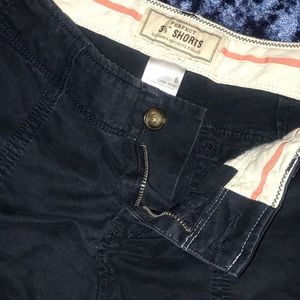 Low Rise Blue Shorts